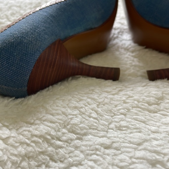 Jaime Mascaro Linone Jeans Serp Ros in Denim/Pink Size-EU 39/USA 8 NWT - Picture 11 of 14